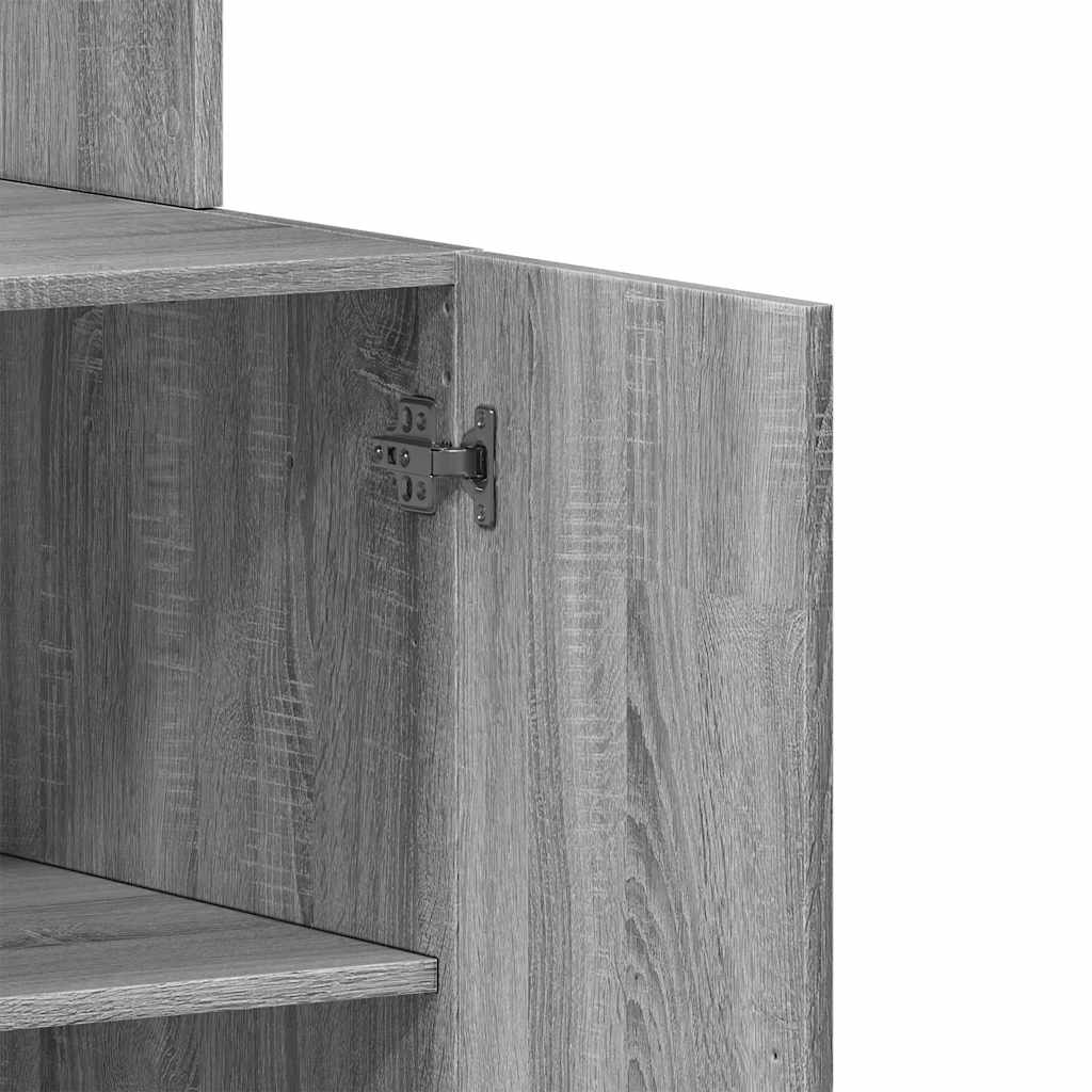Armoire de cuisine sonoma gris 60x50x180 cm bois d’ingénierie - XIOS
