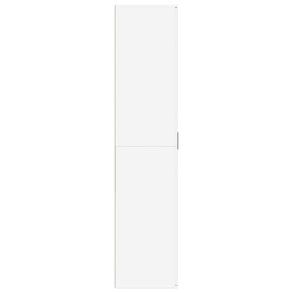 Armoire à chaussures Blanc 80x39x178 cm Bois d'ingénierie - XIOS