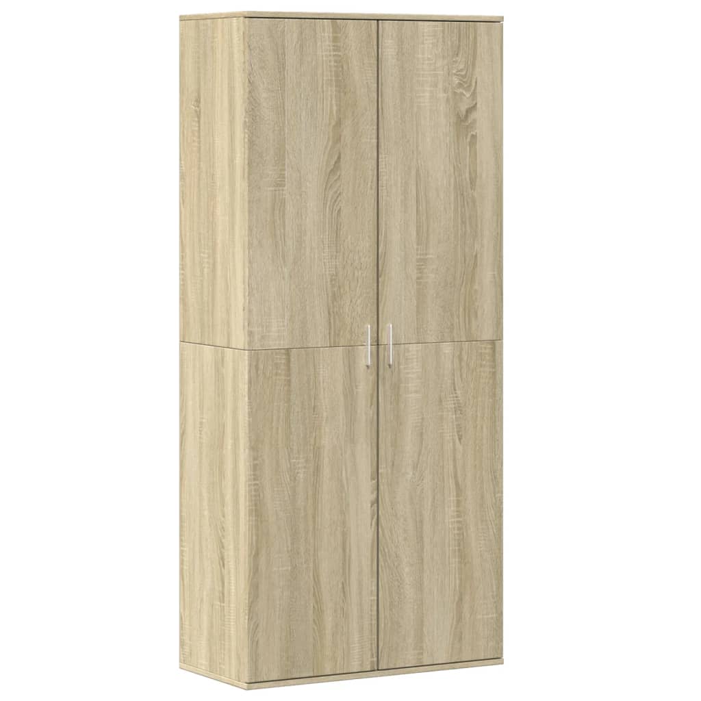 Armoire à chaussures Chêne sonoma 80x39x178cm Bois d'ingénierie - XIOS
