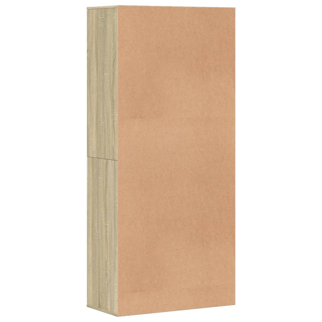 Armoire à chaussures Chêne sonoma 80x39x178cm Bois d'ingénierie - XIOS