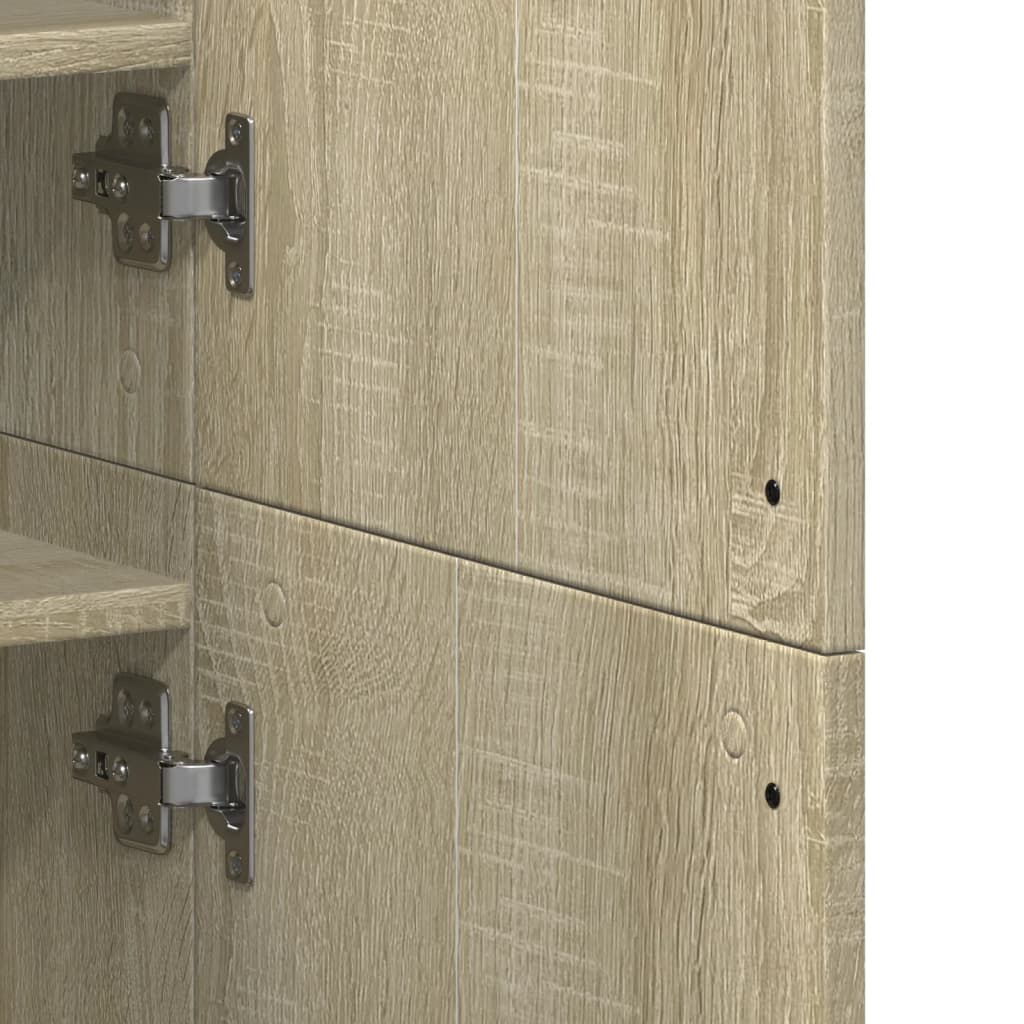 Armoire à chaussures Chêne sonoma 80x39x178cm Bois d'ingénierie - XIOS