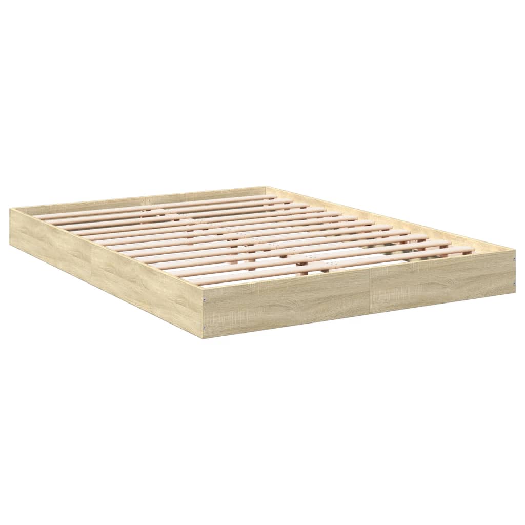 Cadre de lit sans matelas chêne sonoma 140x200 cm - XIOS