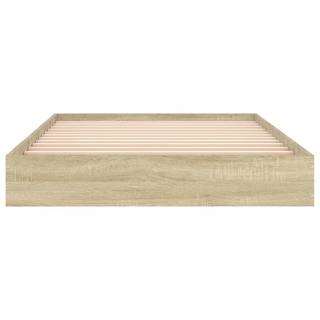 Cadre de lit sans matelas chêne sonoma 100x200 cm - XIOS