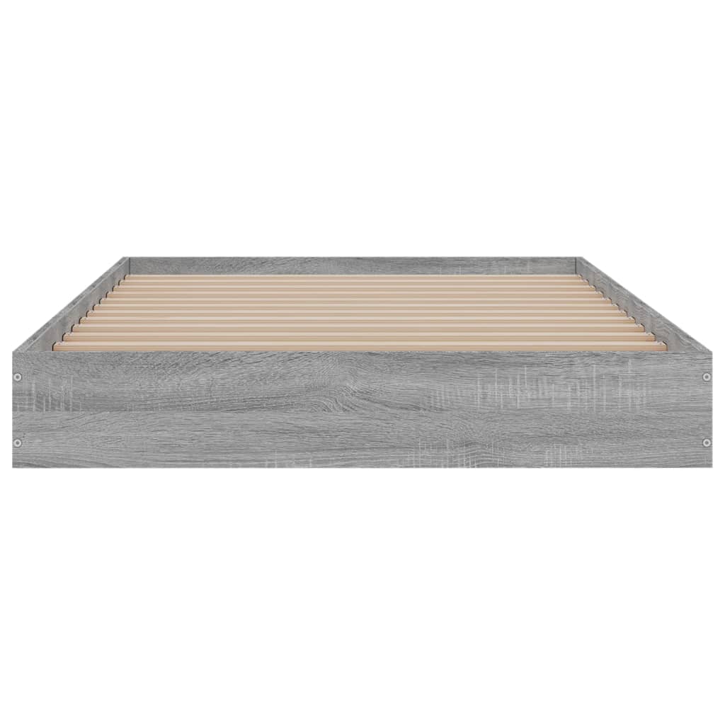 Cadre de lit sans matelas sonoma gris 100x200 cm - XIOS