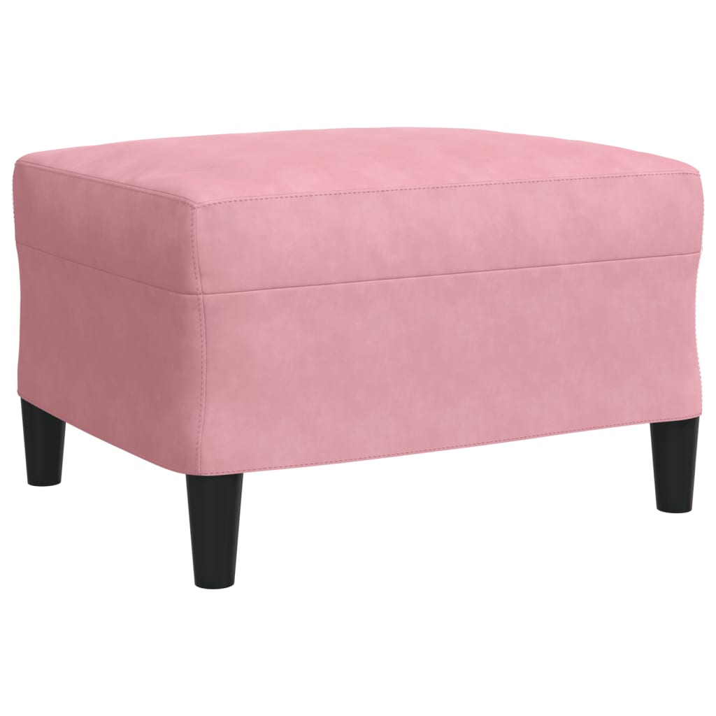 Ensemble de canapés 4 pcs avec coussins Rose Velours - XIOS