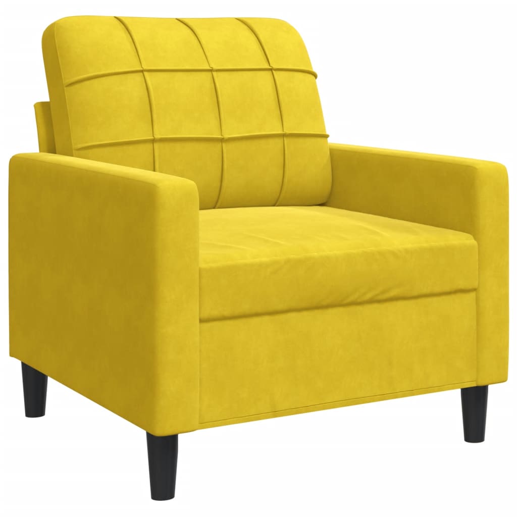 Ensemble de canapés 4 pcs avec coussins et traversins velours - XIOS