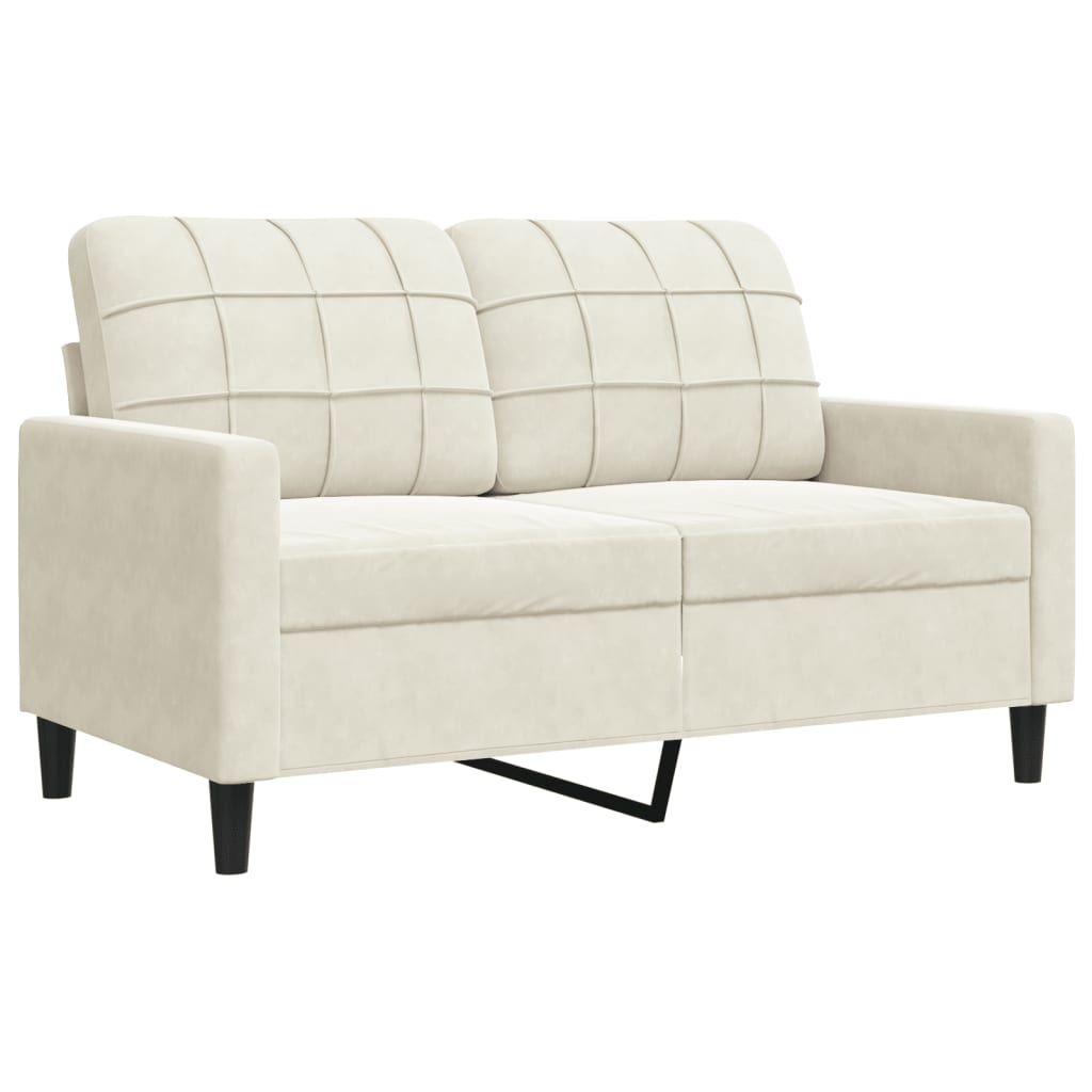 Ensemble de canapés 4 pcs avec coussins et traversins velours - XIOS