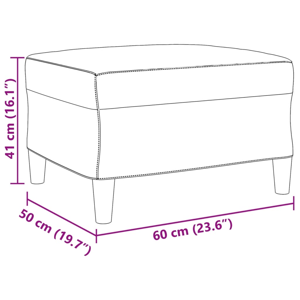 Ensemble de canapés 3 pcs avec coussins Jaune Velours - XIOS