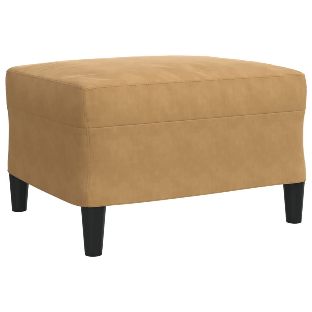 Ensemble de canapés 3 pcs avec coussins et traversins velours - XIOS
