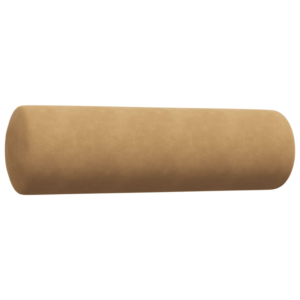 Ensemble de canapés 3 pcs avec coussins et traversins velours - XIOS