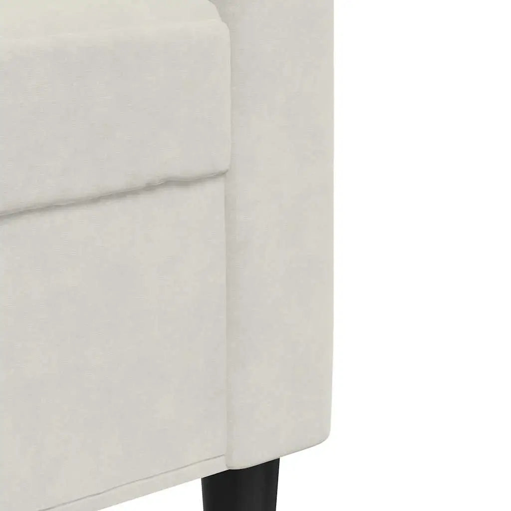 Ensemble de canapés 3 pcs avec coussins Crème Velours - XIOS