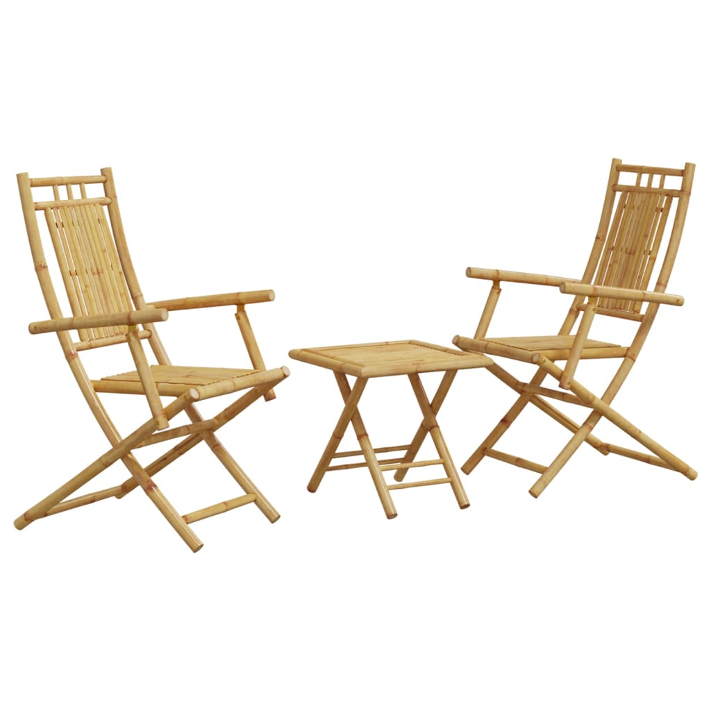 Ensemble de bistro 3 pcs bambou - XIOS