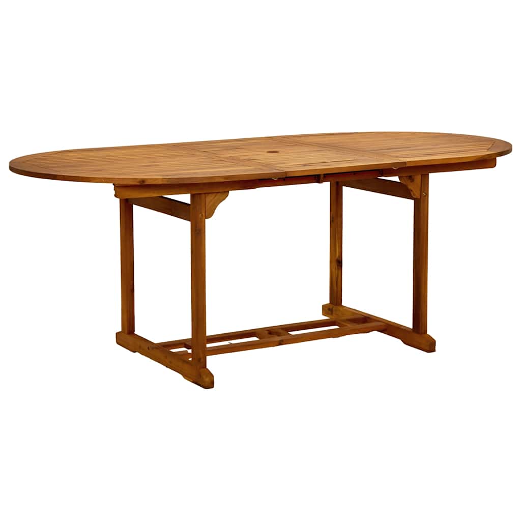 Ensemble à manger de jardin 5pcs bois d'acacia solide textilène