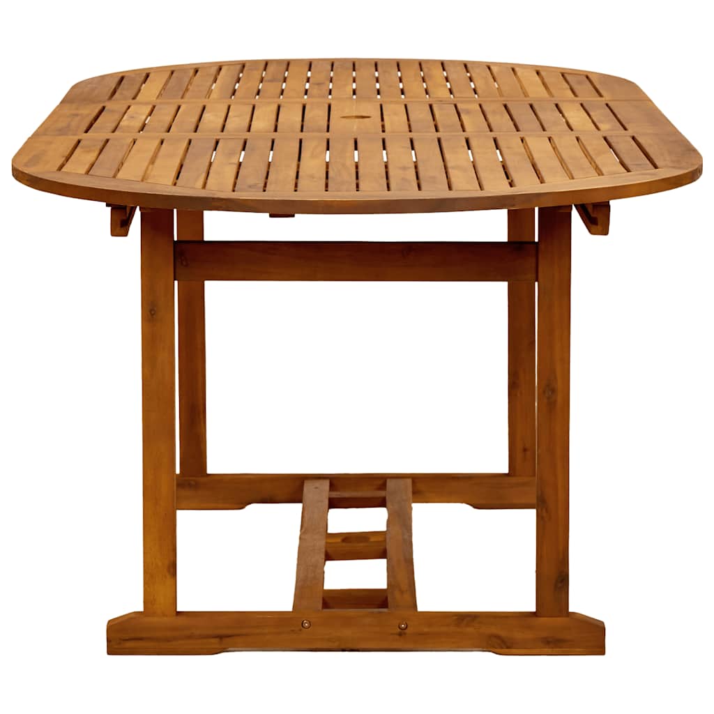 Ensemble à manger de jardin 5pcs bois d'acacia solide textilène