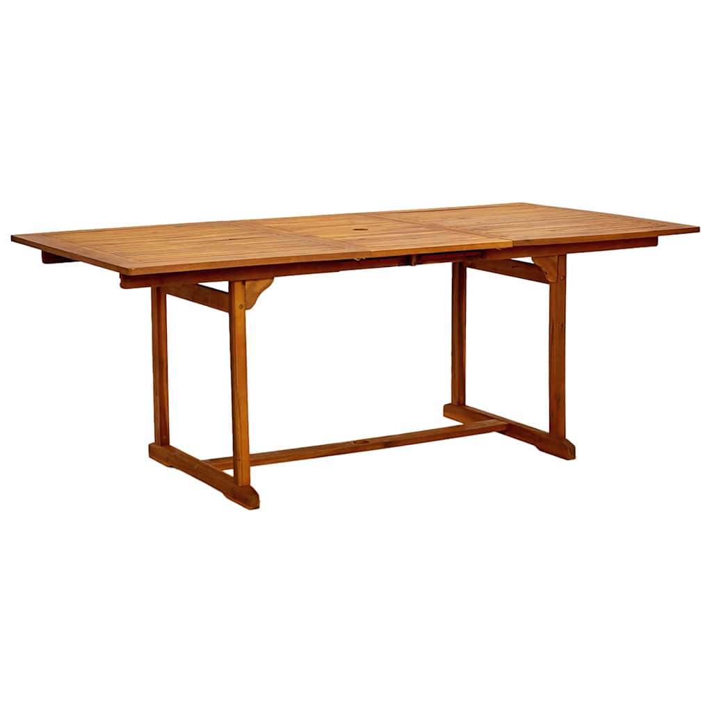 Ensemble à manger de jardin 5pcs bois d'acacia solide textilène