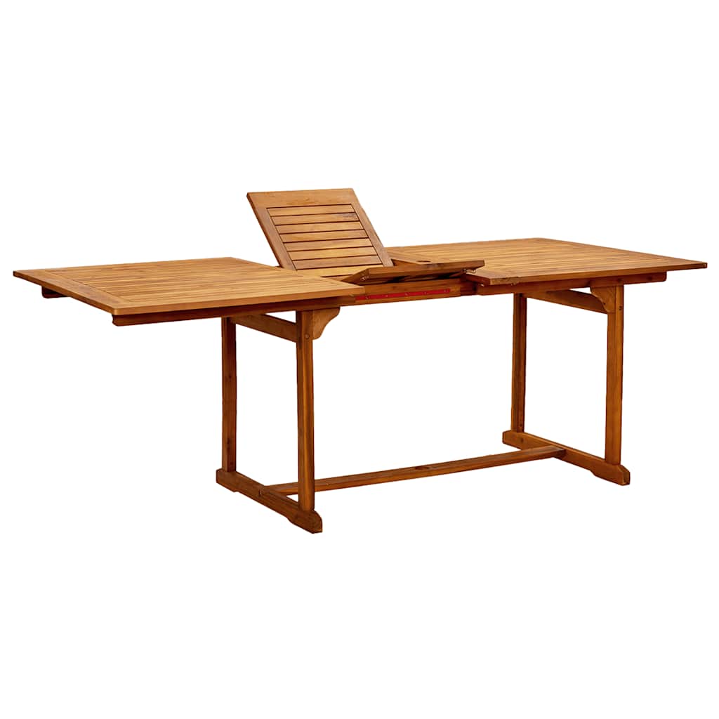 Ensemble à manger de jardin 5pcs bois d'acacia solide textilène
