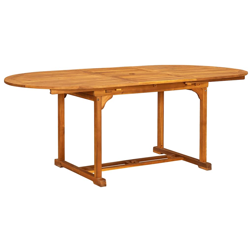 Ensemble à Manger de jardin 7pcs bois d'acacia solide textilène
