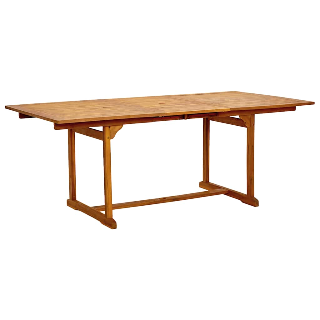 Ensemble à manger de jardin 5pcs bois d'acacia solide textilène