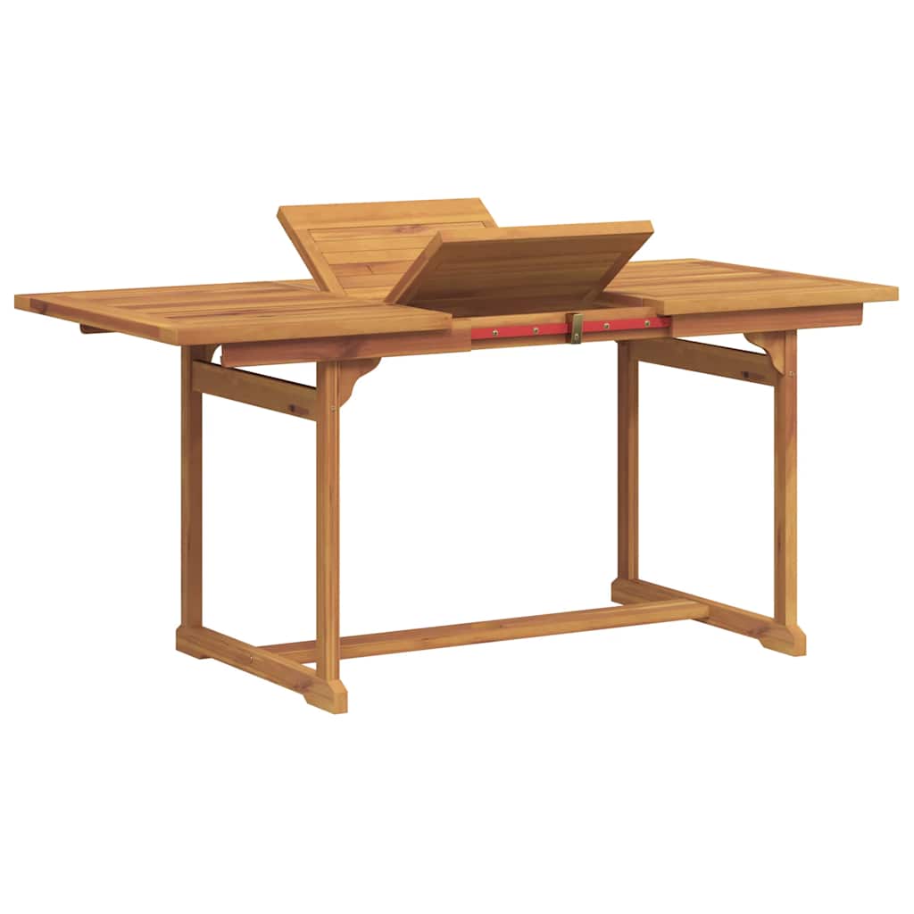 Ensemble à manger de jardin 5pcs bois d'acacia solide textilène