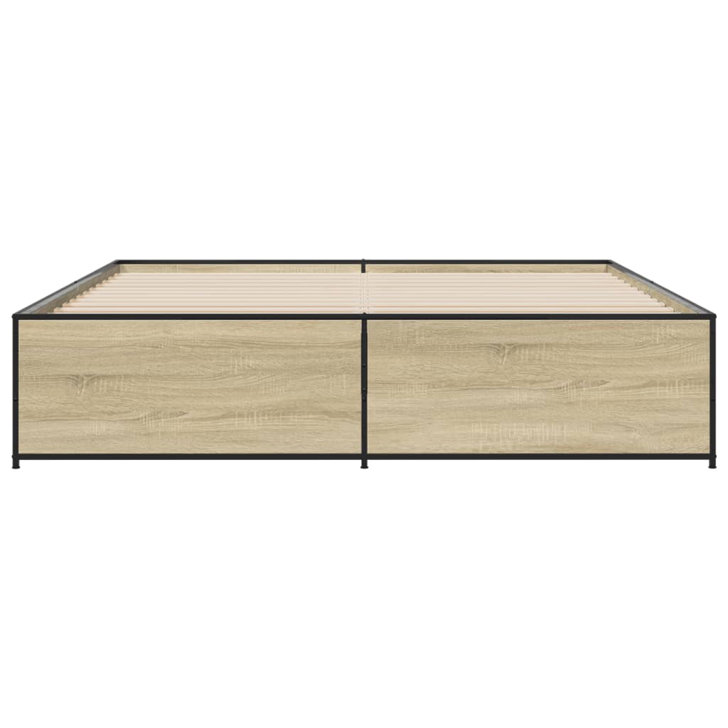 Cadre de lit sans matelas chêne sonoma 180x200 cm - XIOS