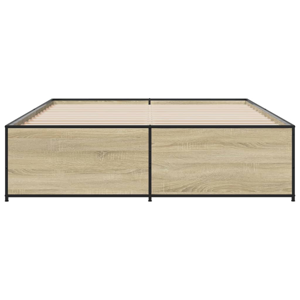 Cadre de lit sans matelas chêne sonoma 160x200 cm - XIOS