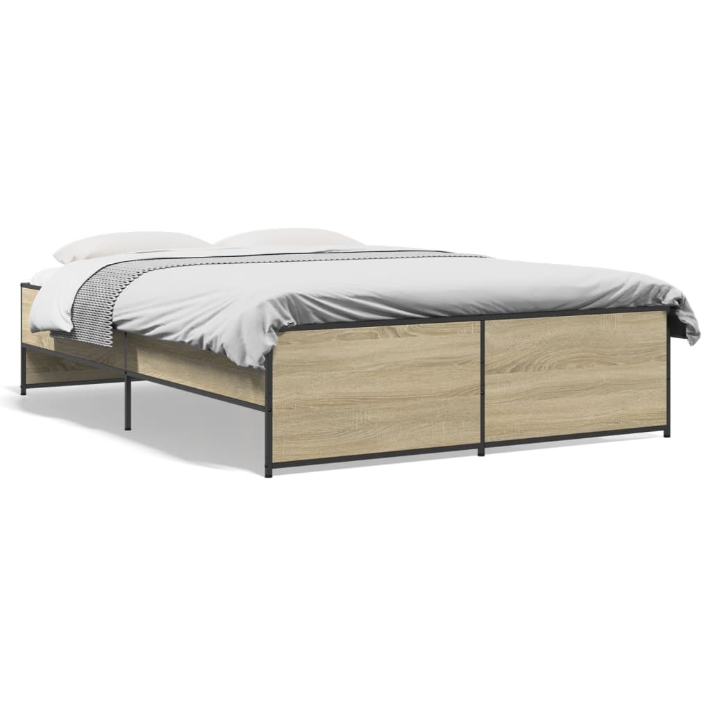 Cadre de lit sans matelas chêne sonoma 120x200 cm - XIOS
