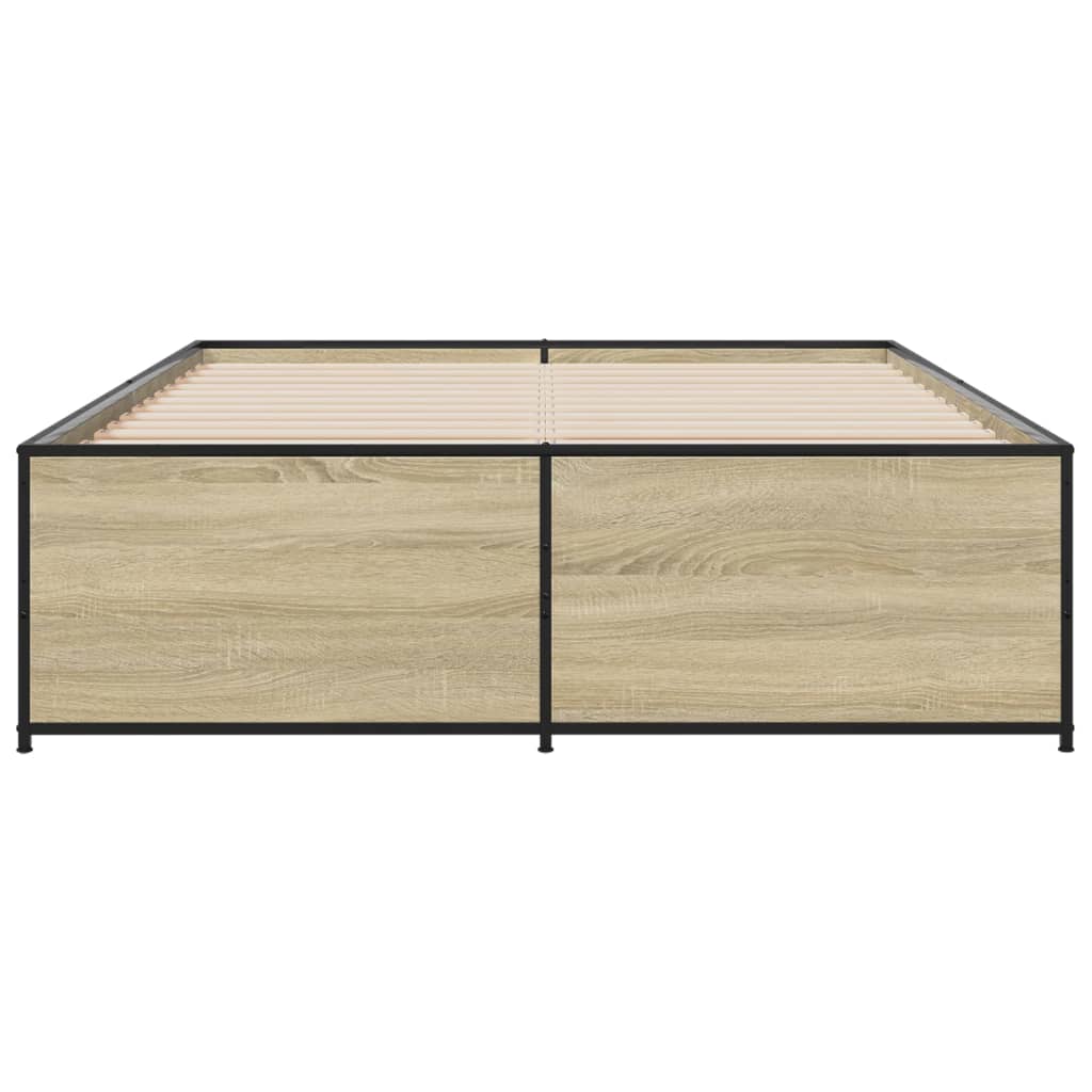 Cadre de lit sans matelas chêne sonoma 120x200 cm - XIOS
