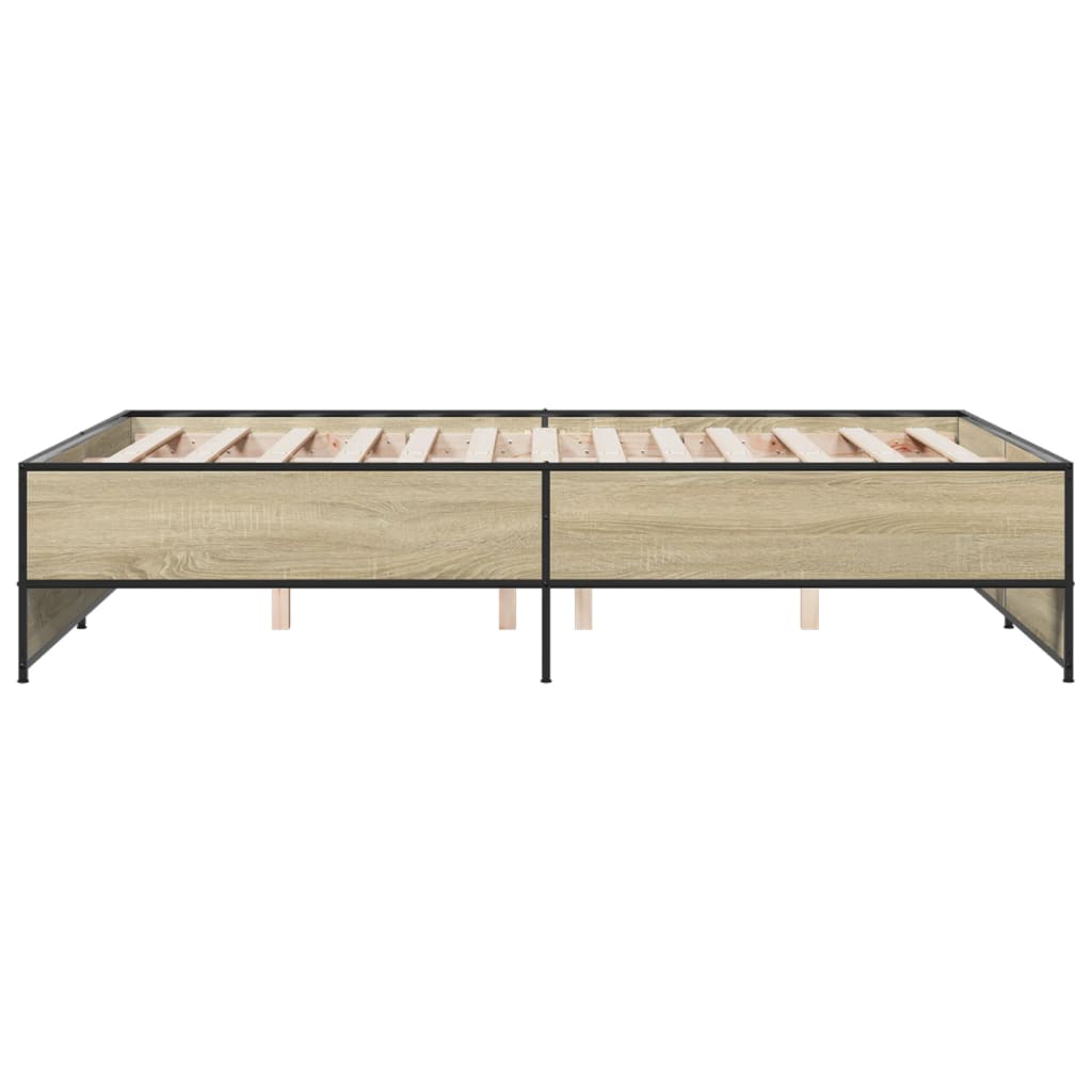 Cadre de lit sans matelas chêne sonoma 120x200 cm - XIOS