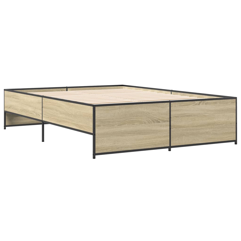 Cadre de lit sans matelas chêne sonoma 120x200 cm - XIOS