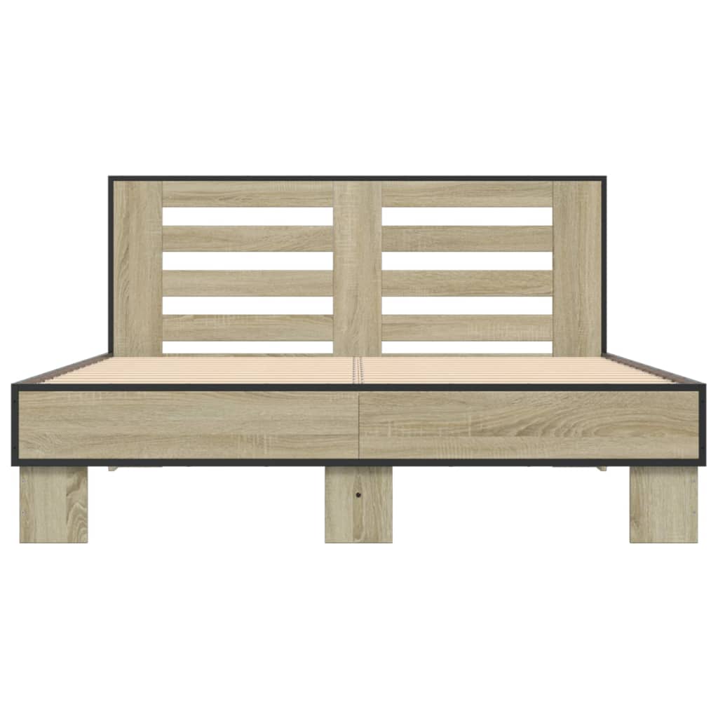 Cadre de lit sans matelas chêne sonoma 120x200 cm - XIOS