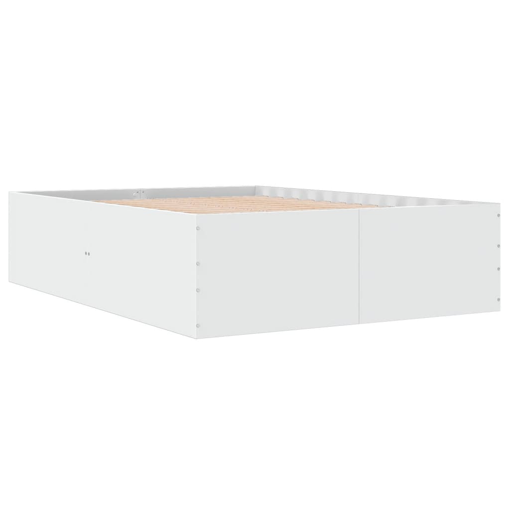 Cadre de lit sans matelas blanc 140x200 cm - XIOS