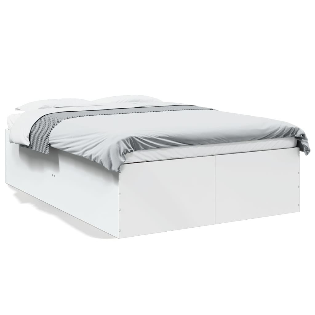 Cadre de lit sans matelas blanc 120x200 cm - XIOS