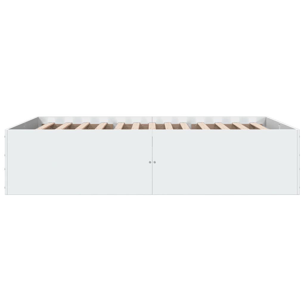 Cadre de lit sans matelas blanc 120x200 cm - XIOS