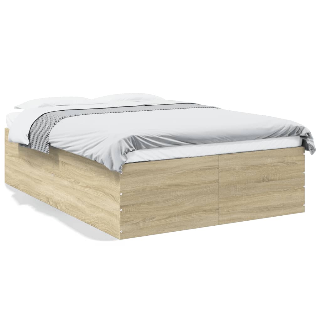 Cadre de lit sans matelas chêne sonoma 135x190 cm - XIOS