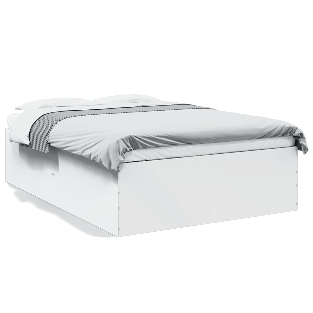 Cadre de lit sans matelas blanc 120x190 cm - XIOS