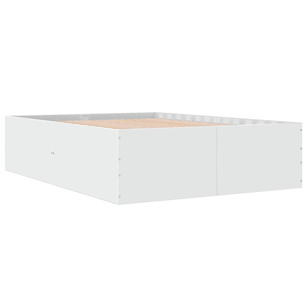 Cadre de lit sans matelas blanc 120x190 cm - XIOS
