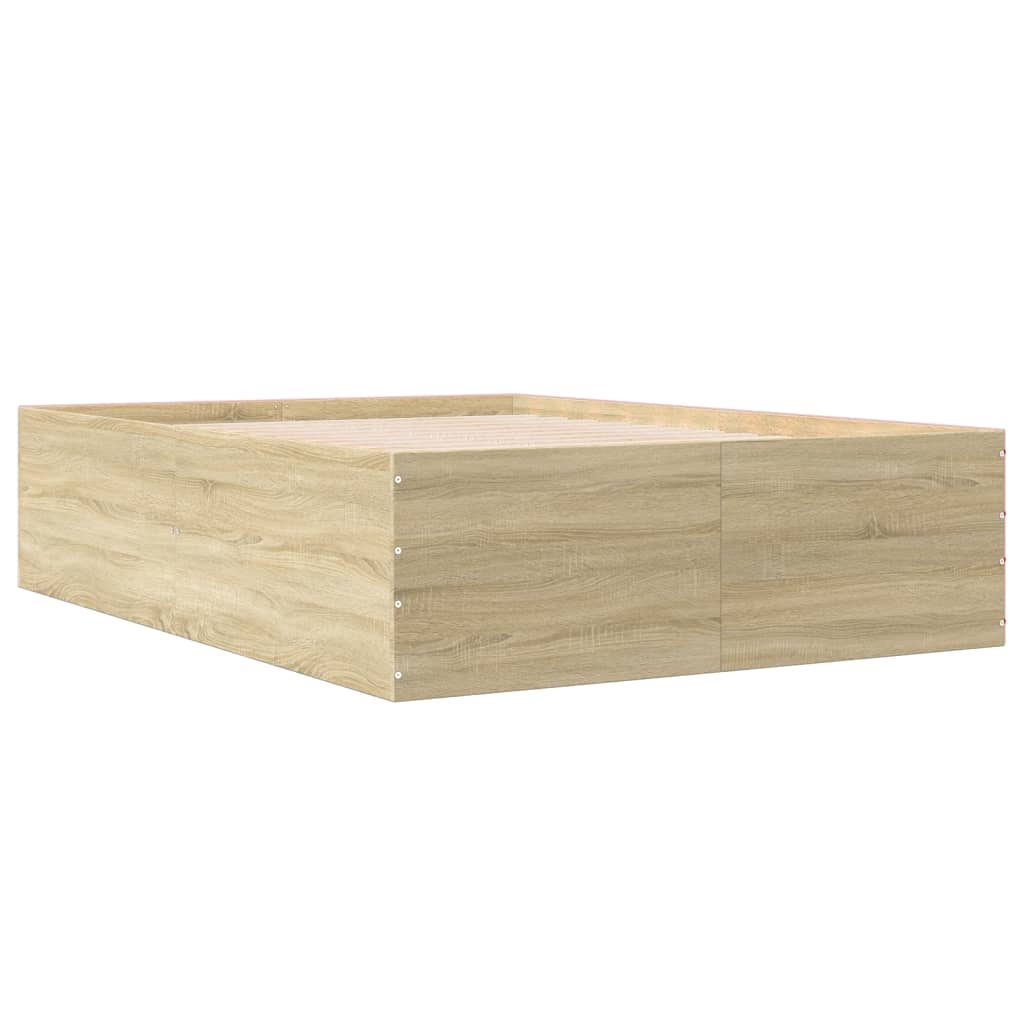 Cadre de lit sans matelas chêne sonoma 120x190 cm - XIOS