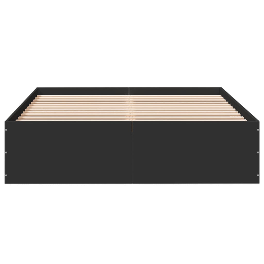 Cadre de lit sans matelas noir 120x200 cm - XIOS