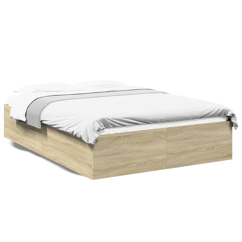 Cadre de lit sans matelas chêne sonoma 120x190 cm - XIOS