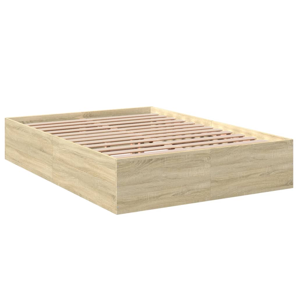 Cadre de lit sans matelas chêne sonoma 120x190 cm - XIOS