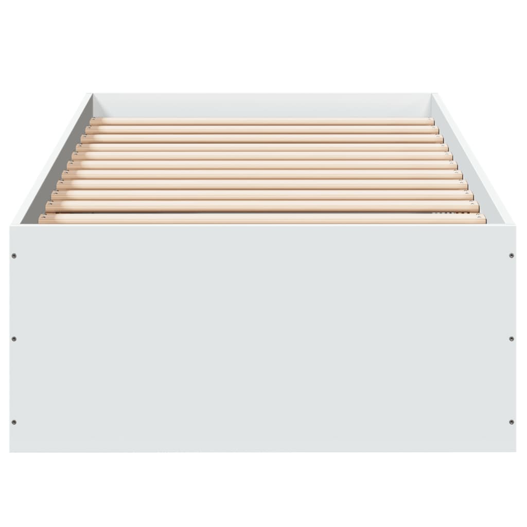 Cadre de lit sans matelas blanc 100x200 cm - XIOS