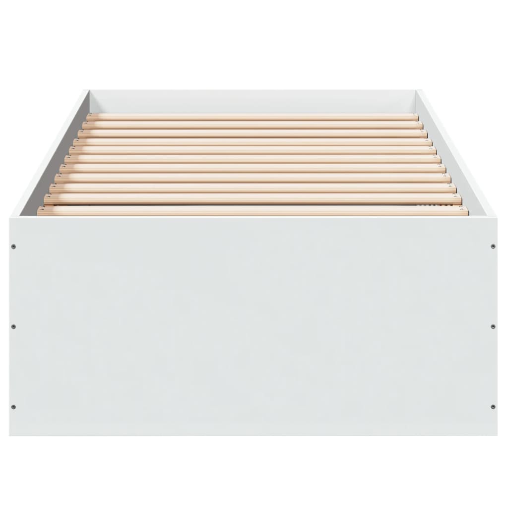 Cadre de lit sans matelas blanc 90x190 cm - XIOS
