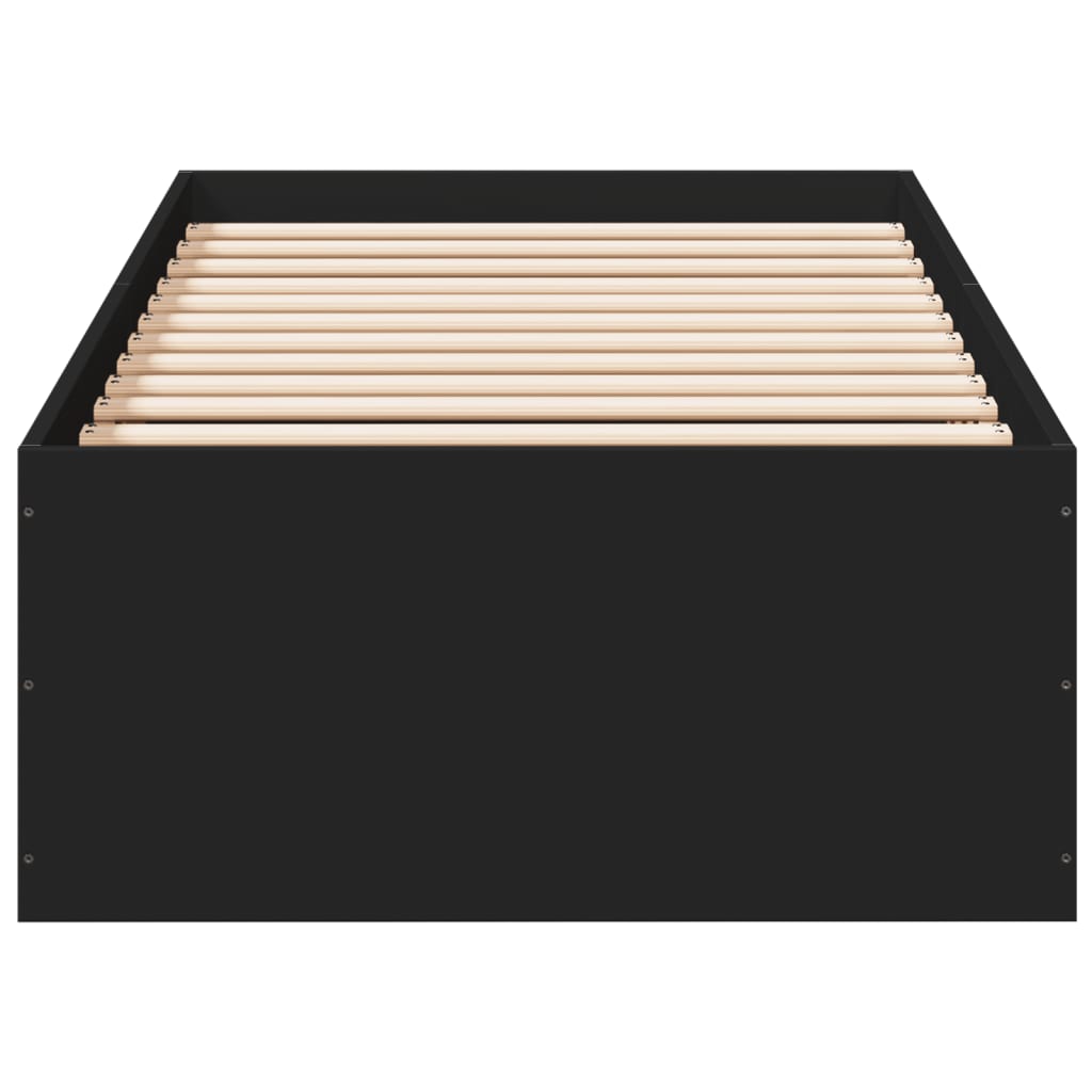 Cadre de lit sans matelas noir 90x190 cm - XIOS