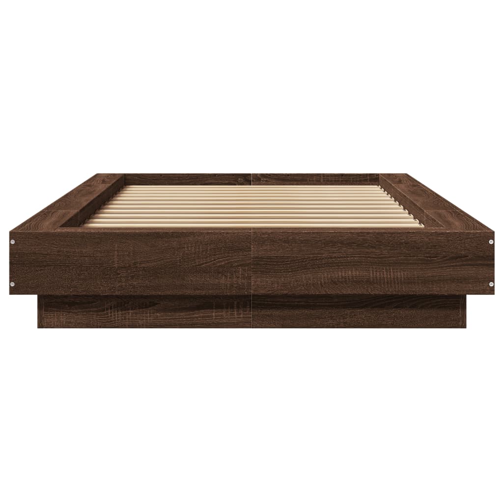 Cadre de lit avec lumières LED sans matelas 90x200 cm - XIOS