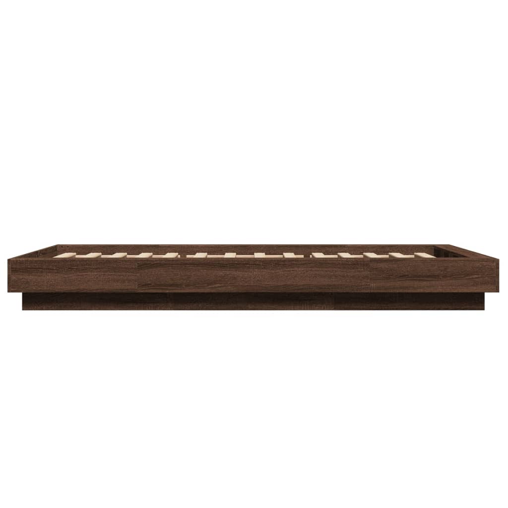 Cadre de lit avec lumières LED sans matelas 90x200 cm - XIOS
