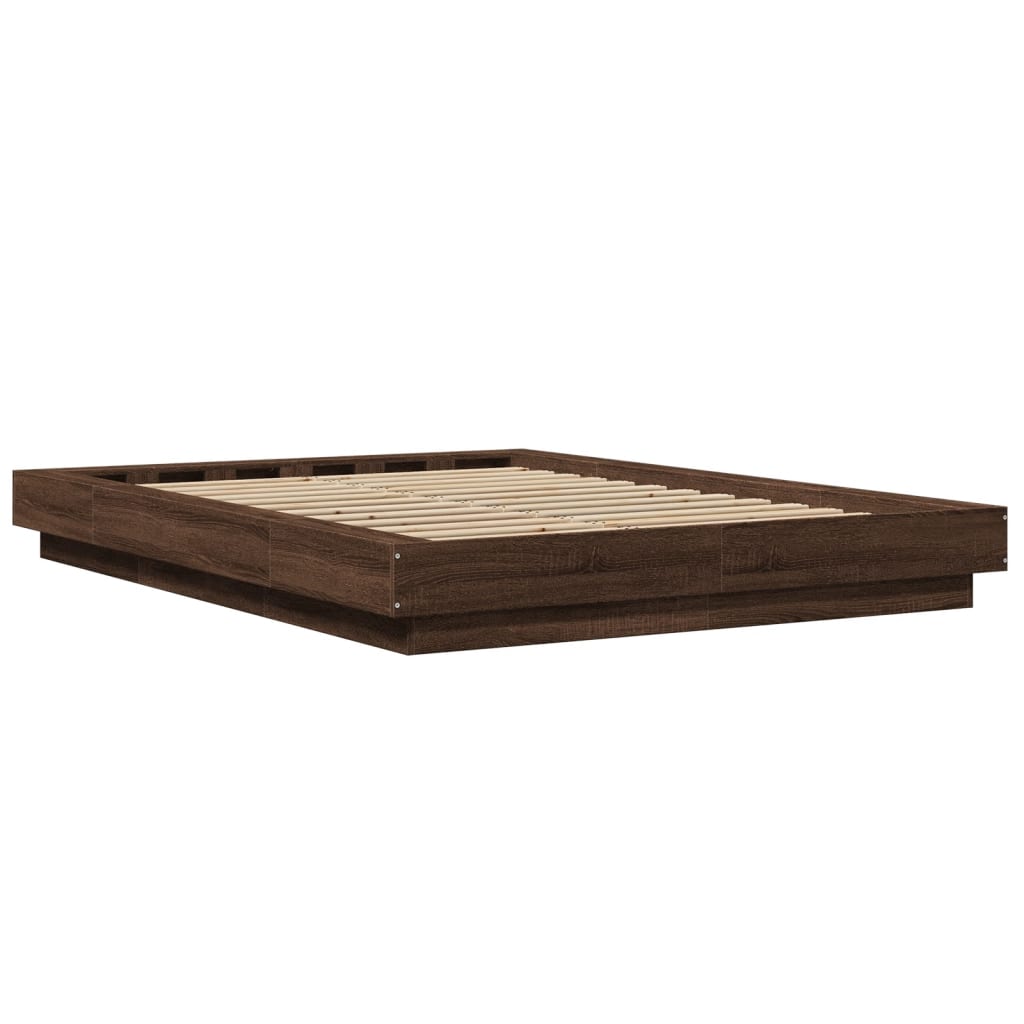 Cadre de lit avec lumières LED sans matelas 120x190cm - XIOS