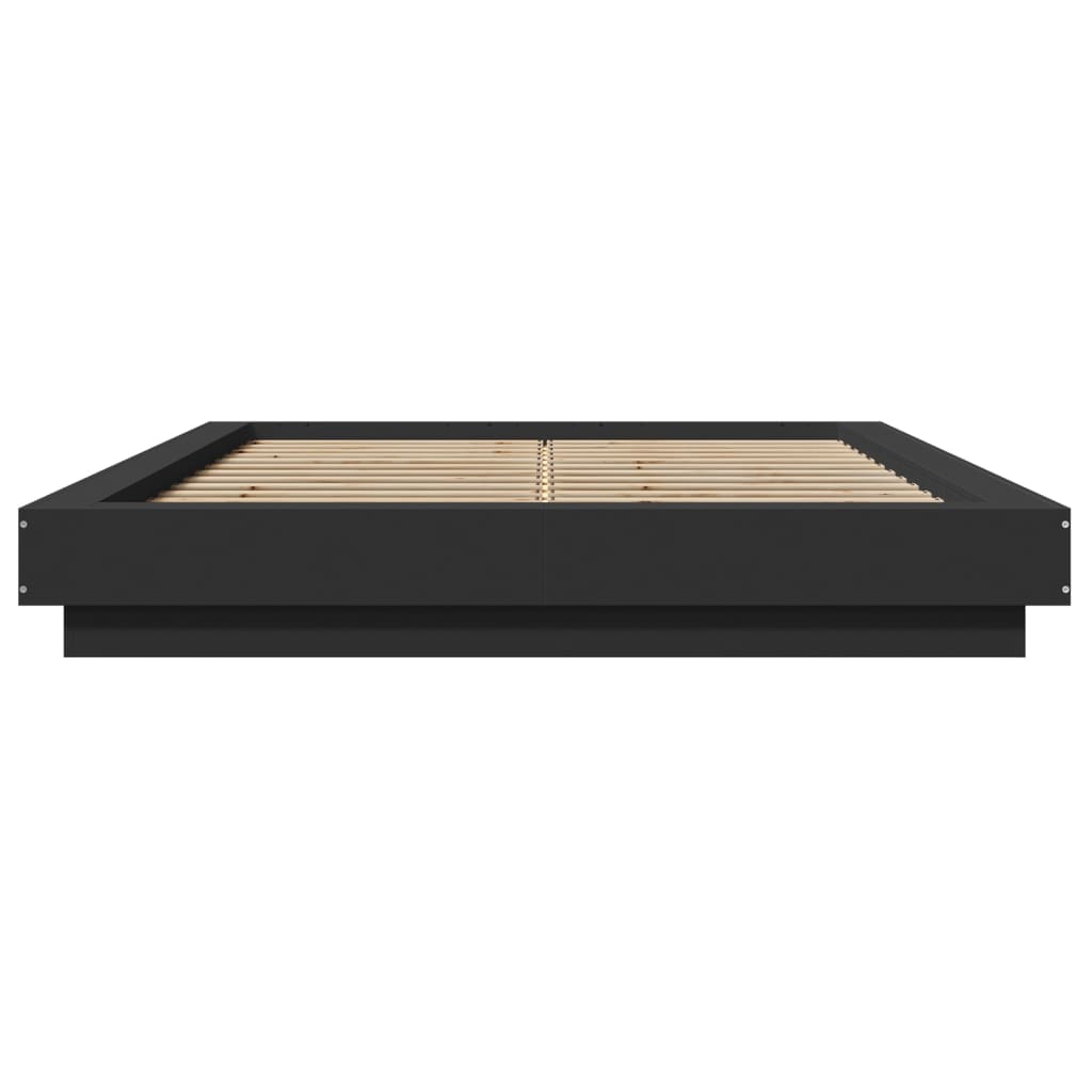Cadre de lit sans matelas noir 120x200 cm - XIOS