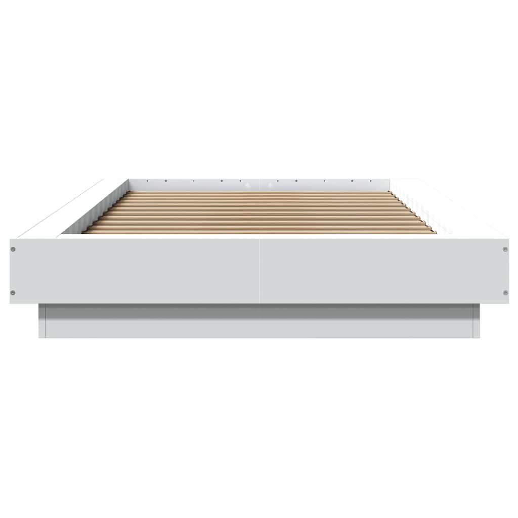 Cadre de lit sans matelas blanc 100x200 cm - XIOS