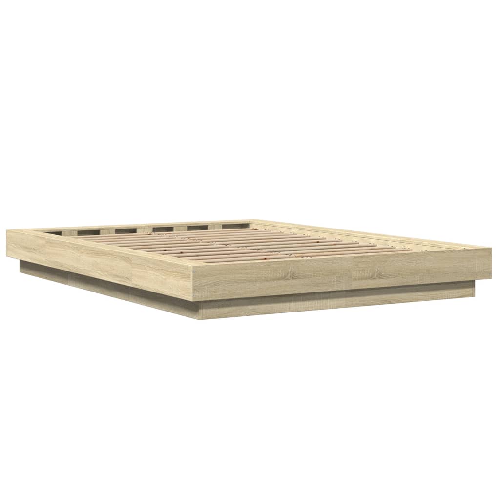 Cadre de lit sans matelas chêne sonoma 120x190 cm - XIOS