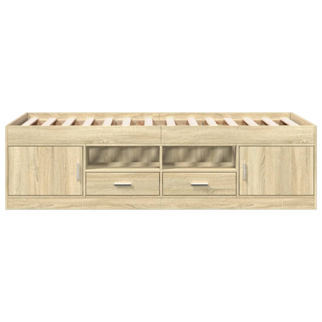 Lit de jour avec tiroirs sans matelas chêne sonoma 75x190 cm - XIOS